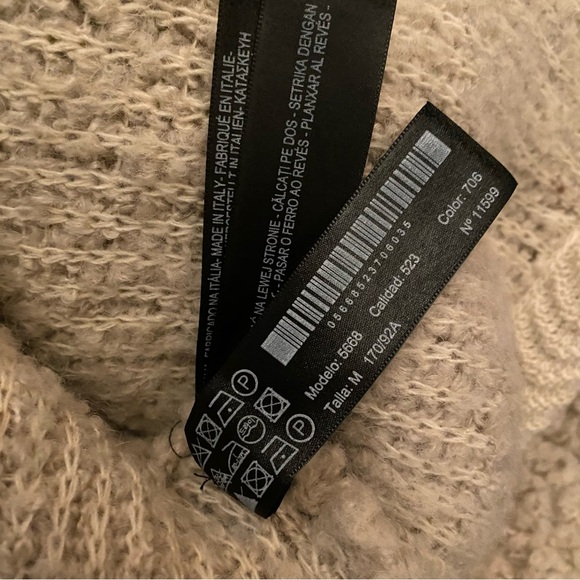 Massimo Dutti Boucle knit cardigan with buttons Medium - Picture 5 of 10